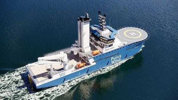 Purus Wind's CSOV will be powered by four thrusters on a symmetrical hull fore and aft (Damen)
