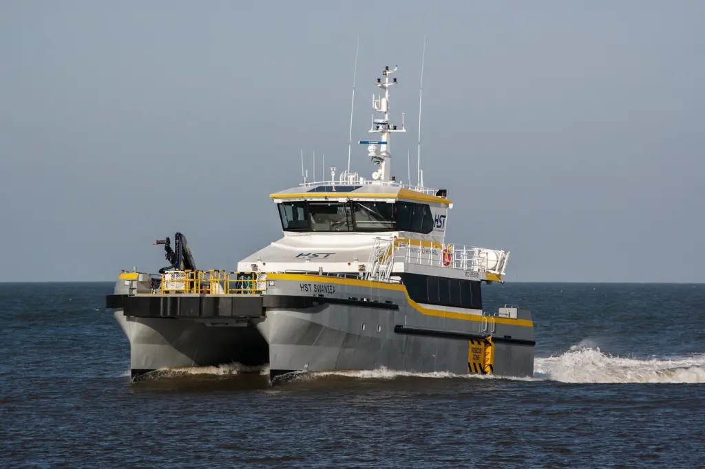 HST Swansea, the latest StratCat 27 from Strategic Marine - a hybrid CTV