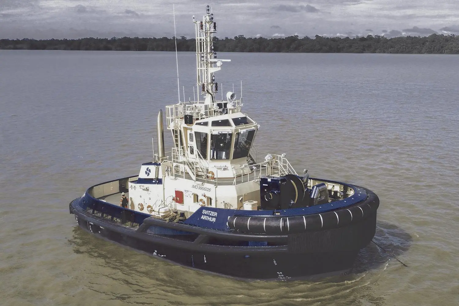'Svitzer Arthur' is the first of six Robert Allan Ltd RAmparts tugs for Svitzer Brazil (RAL)