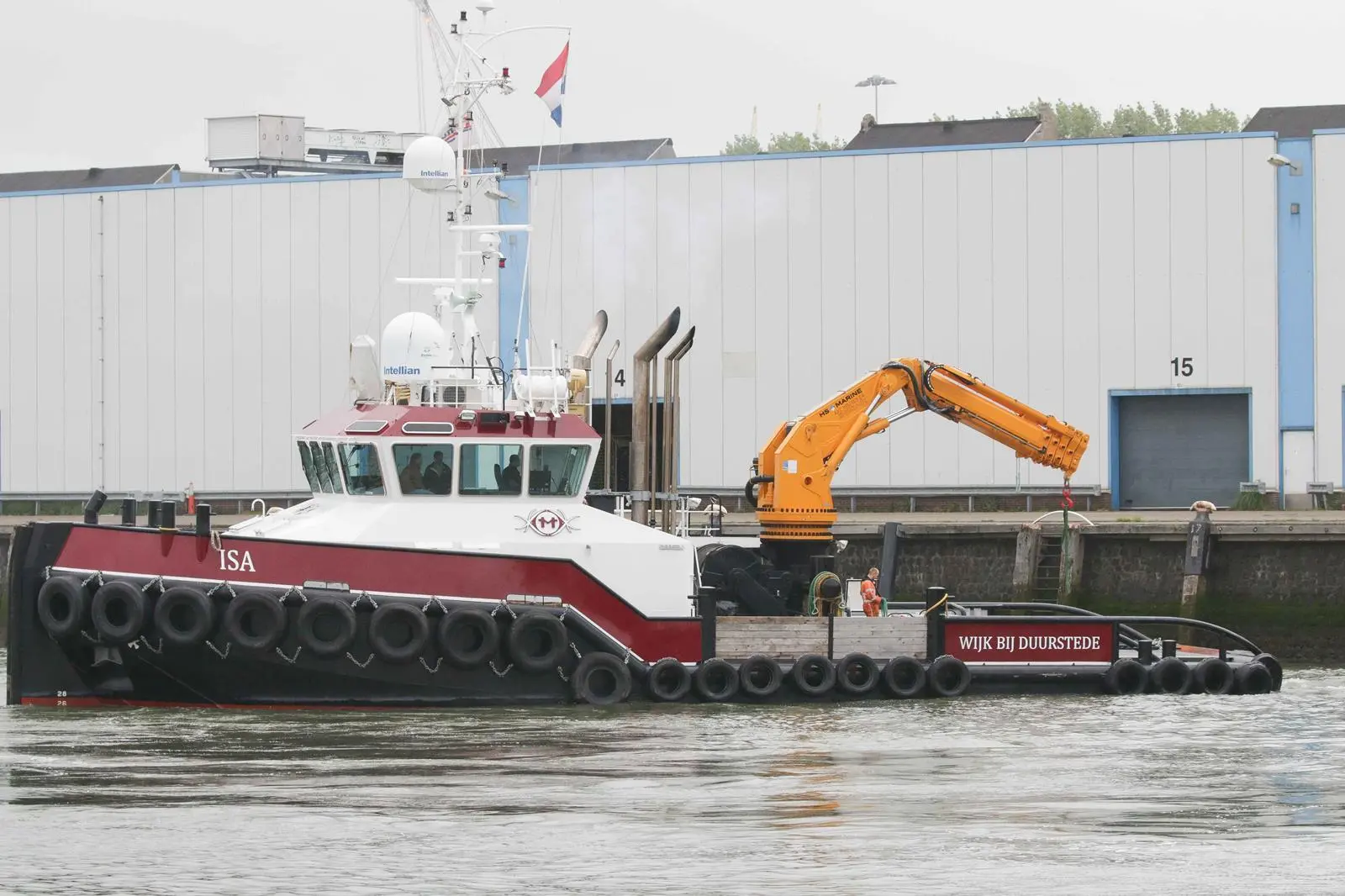 Ports of Jersey's new Shoalbuster 'Elisa' under its old name 'Isa' (Peter Barker)