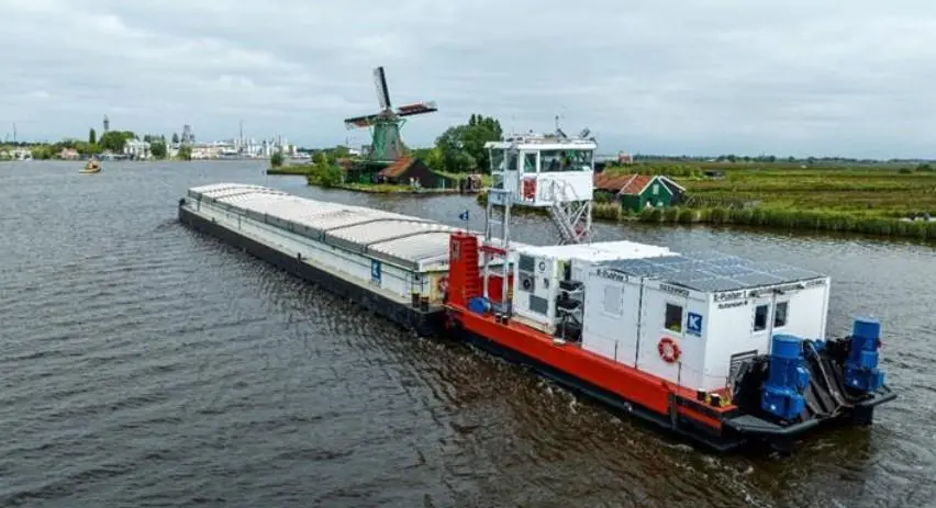 Emissions-free pusher tug by Kotug