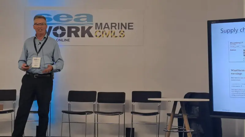 Iain Grainger at Seawork