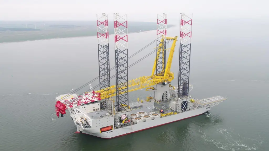 Jack-up vessel Voltaire of Jan De Nul Group_
