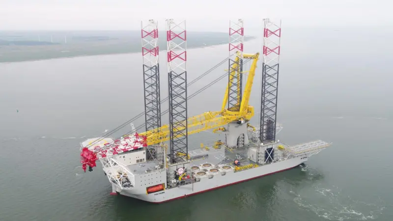 Jack-up vessel Voltaire of Jan De Nul Group_