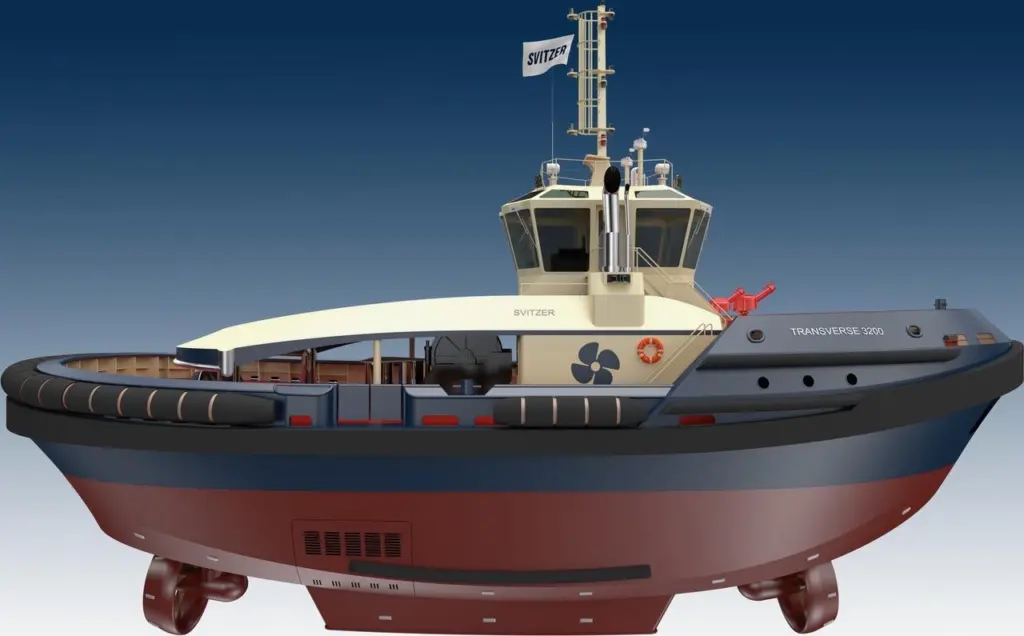 Svitzer's TRAnsverse tug will feature in-line thrusters (RAL - Svitzer)