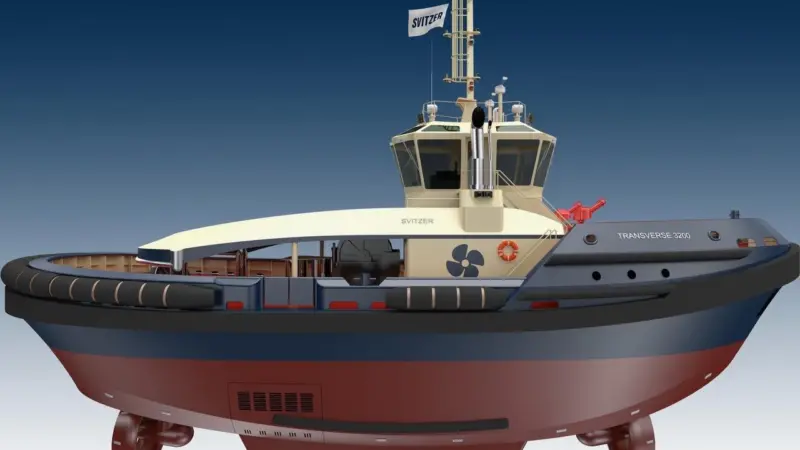 Svitzer's TRAnsverse tug will feature in-line thrusters (RAL - Svitzer)