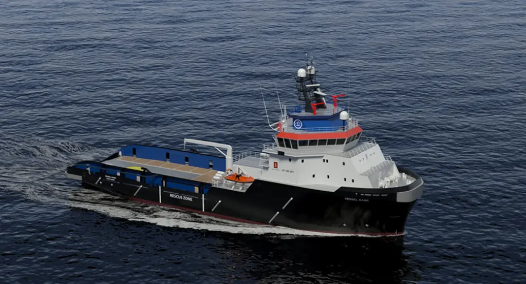 Konsberg's proven UT722 design has been chosen by Suez Canal Authority for its salvage tug requirements (Kongsberg)