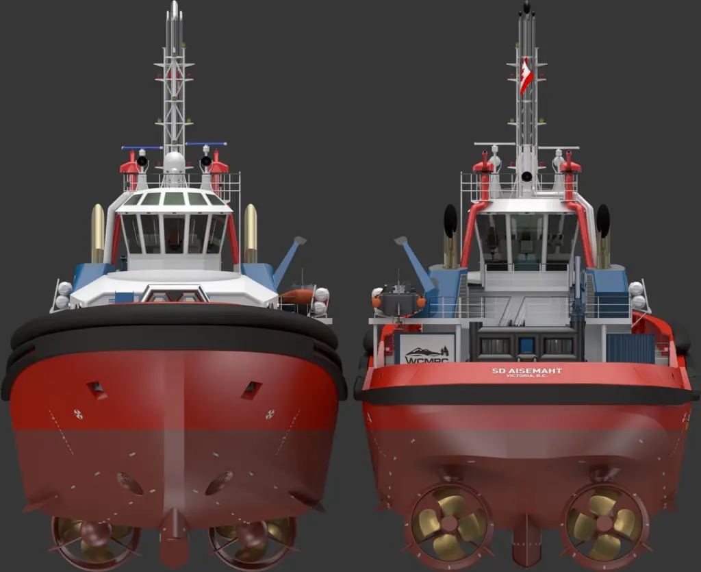 Kotug's new escort tugs will be capable of towing over both the bow and stern (Kotug)