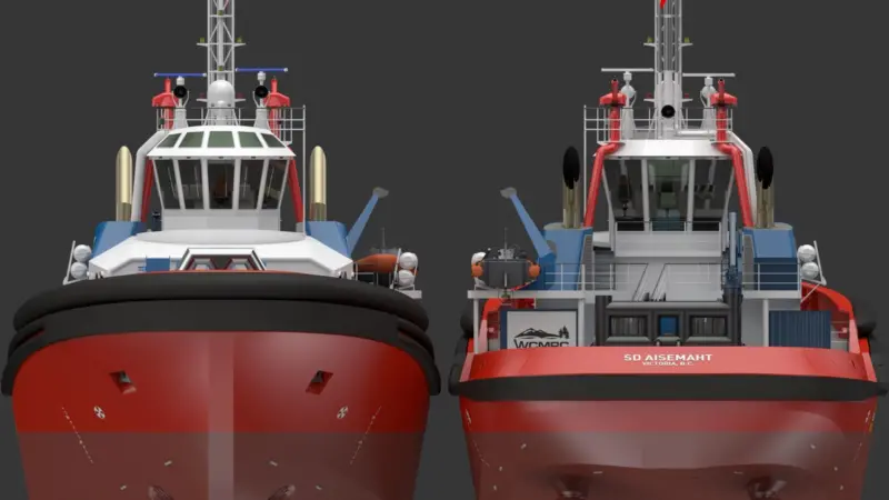 Kotug's new escort tugs will be capable of towing over both the bow and stern (Kotug)