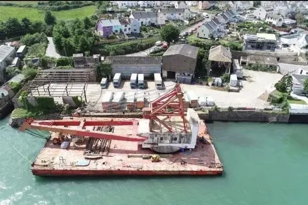Appledore Docks Devon UK