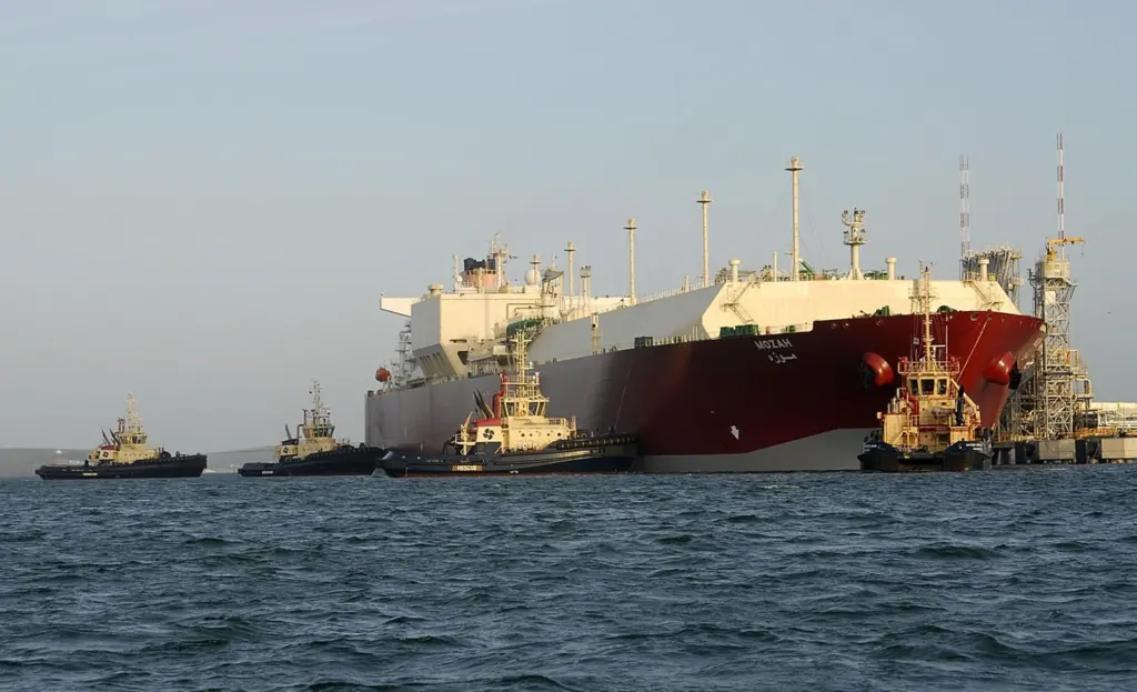 Tugs on vegetable oil at South Hook's LNG terminal in Wales