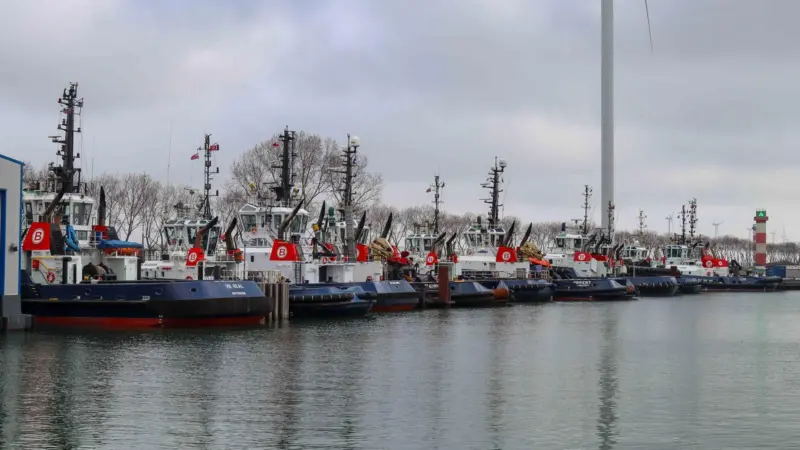 Boluda's facility at Scheurhaven is one of several serving Rotterdam's tug fleets (Peter Barker)
