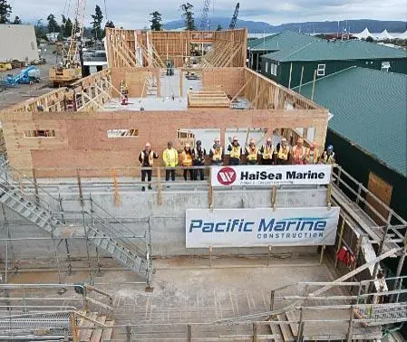 HaiSea Marine's new floating facility will accomodate five tugs (Seaspan)