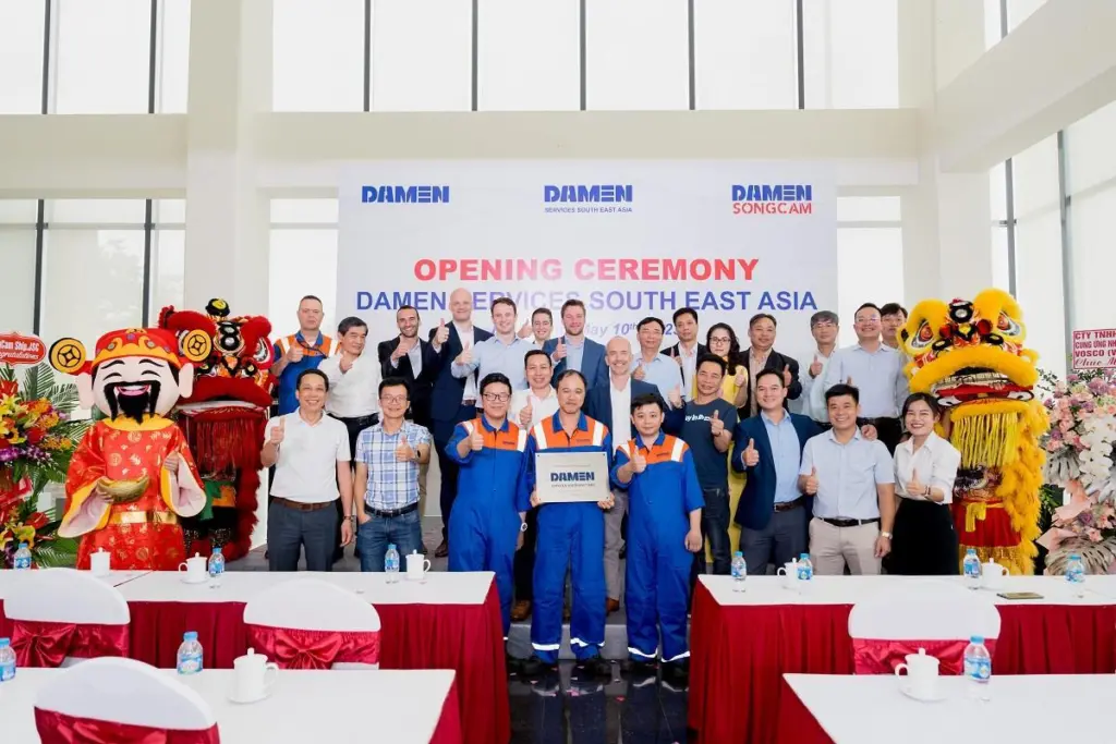 Damen has opened a new service hub in Vietnam (Damen)