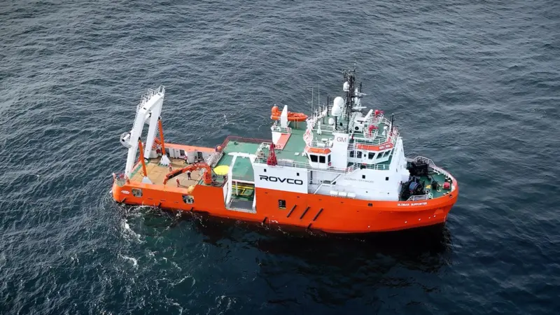 The Rovco Glomar Supporter DP2 survey vessel