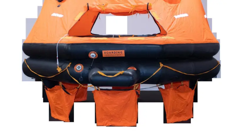 Seago 14 person Sea Master liferaft with safety pack