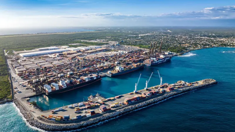 The Port of Caucedo Dominican Republic