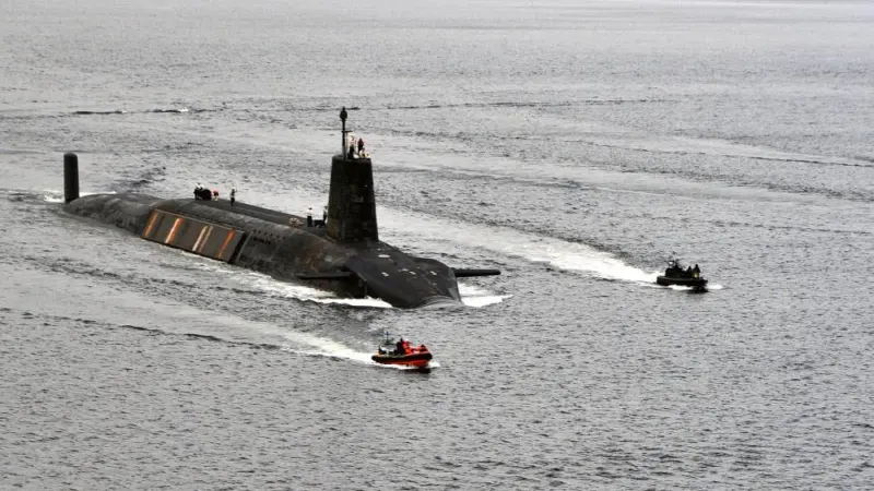 Royal Navy nuclear submarine