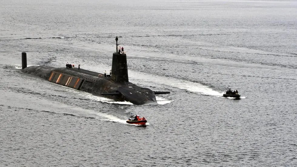 Royal Navy nuclear submarine