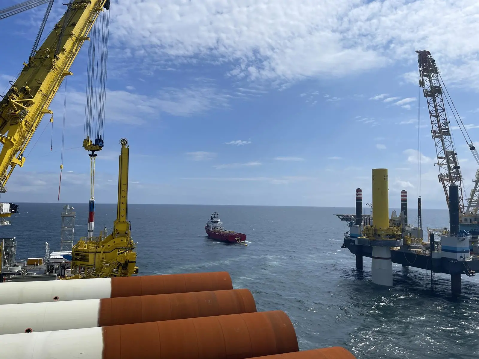 Jan De Nul Group - Installation of first MP for BR3-GW3 08.2023