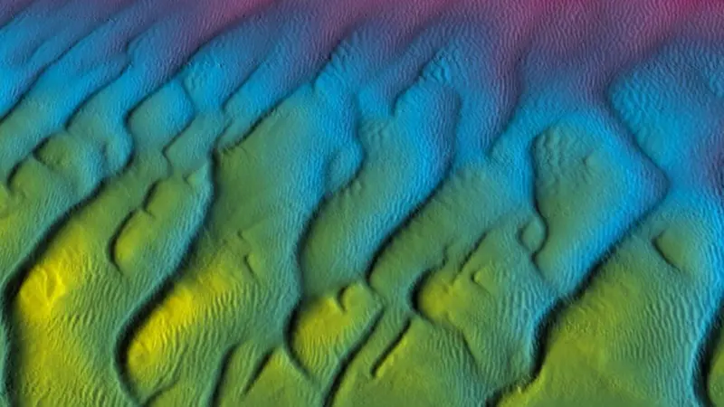 Lowestoft Stanford Channel Sandwaves 3-D flat