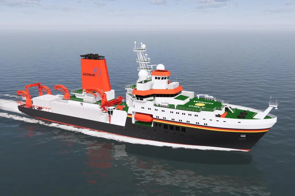 German Meteor research vessel