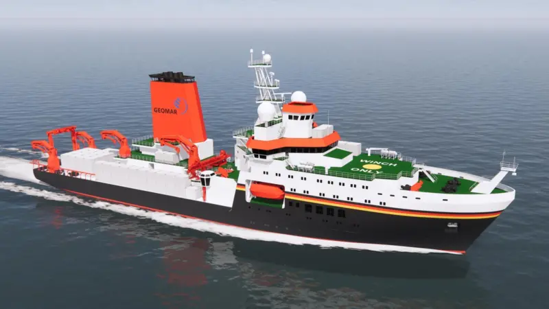 German Meteor research vessel