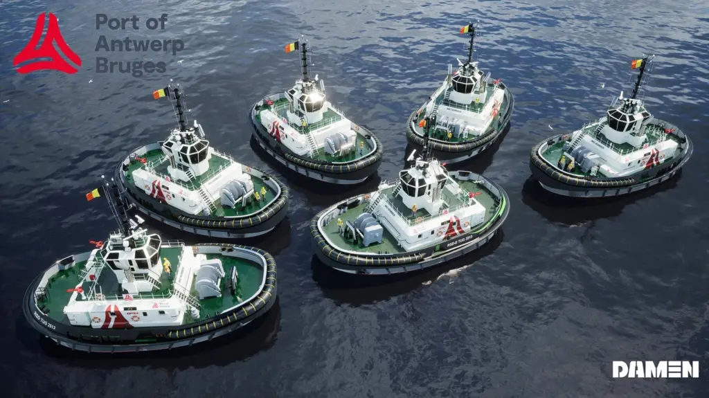 Damen Shipyards' contract with Port of Antwerp-Bruges is for six new RSD Tugs (Damen)