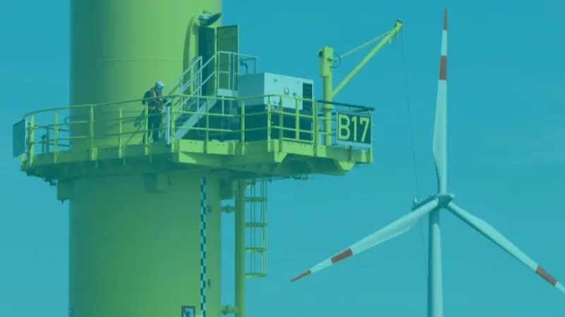 Windfarm technicians