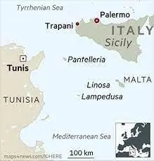 Sicily map