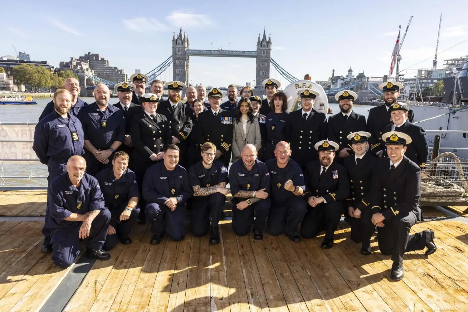 'RFA Proteus' will be crewed by RFA officers and crew and RN specialists (RFA)