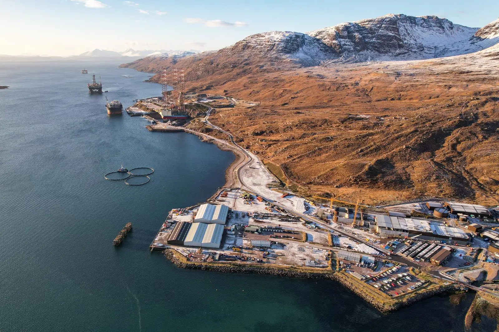 Kishorn Port and dry dock