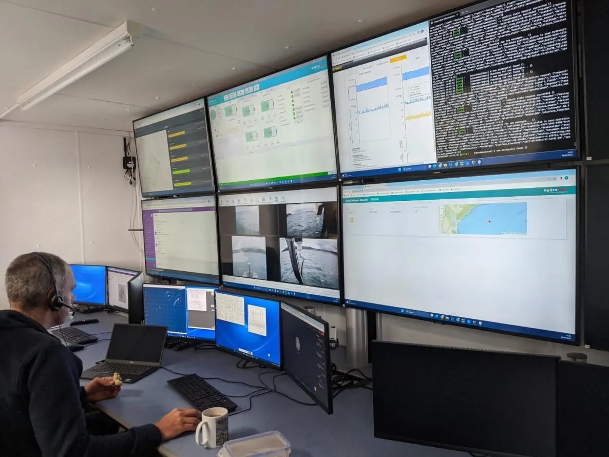 Mission control - Hydro-Surv's shore-based Remote Operations Centre in Exeter