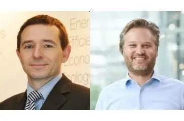 Out - Richard Hunter (left) and Daniel Lerup