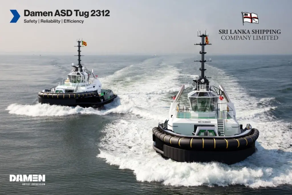 Damen's order will be its first collaboration with Sri Lanka Shipping Company (Damen)