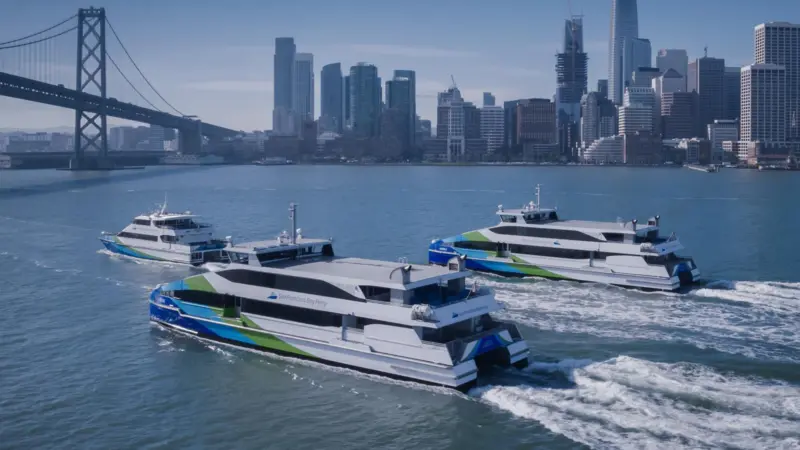 WETA electric high speed ferries