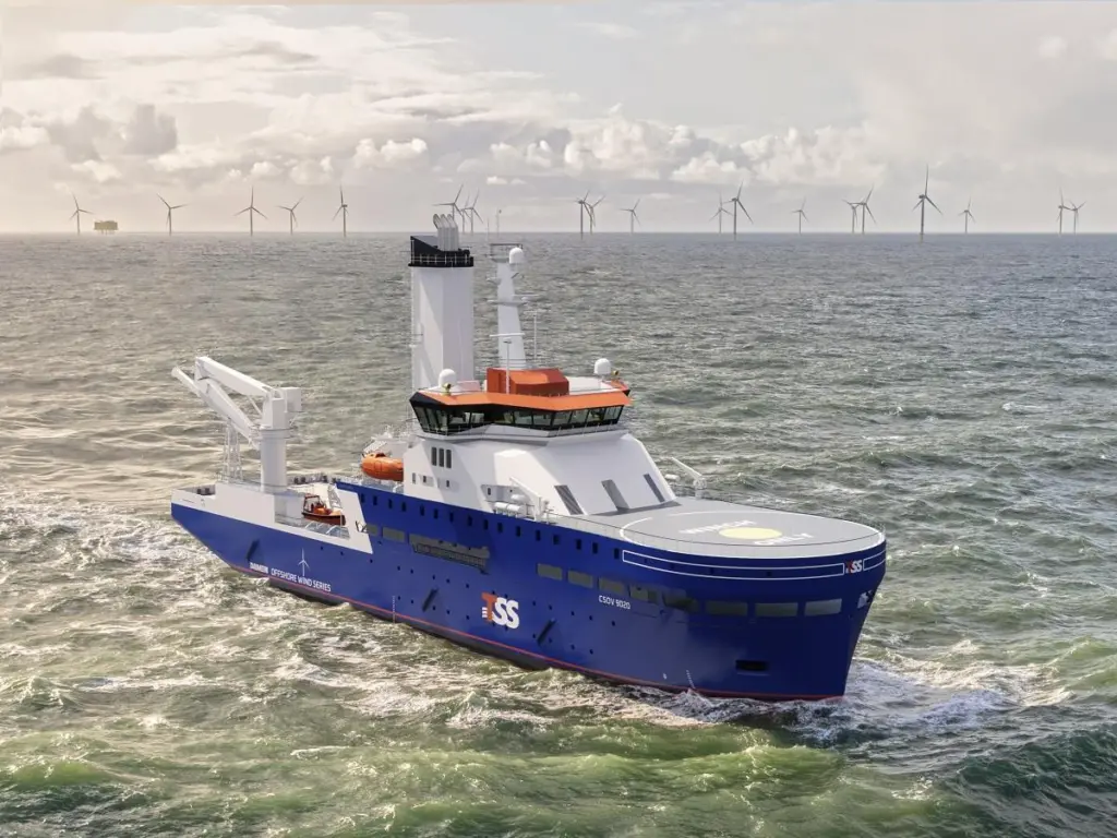TSSM's new vessel will be the Taiwan company's second Construction Service Operation Vessel (Damen)