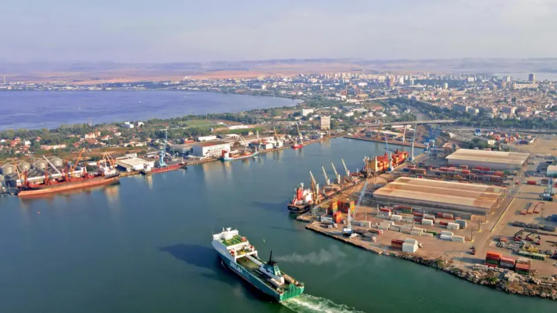 Port of Burgas Bulgaria