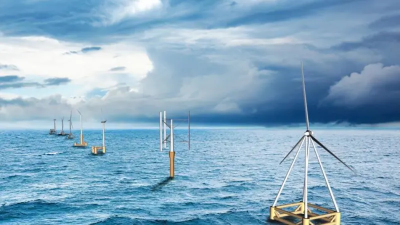 Artist impression of the EMEC proposed Orkney test site