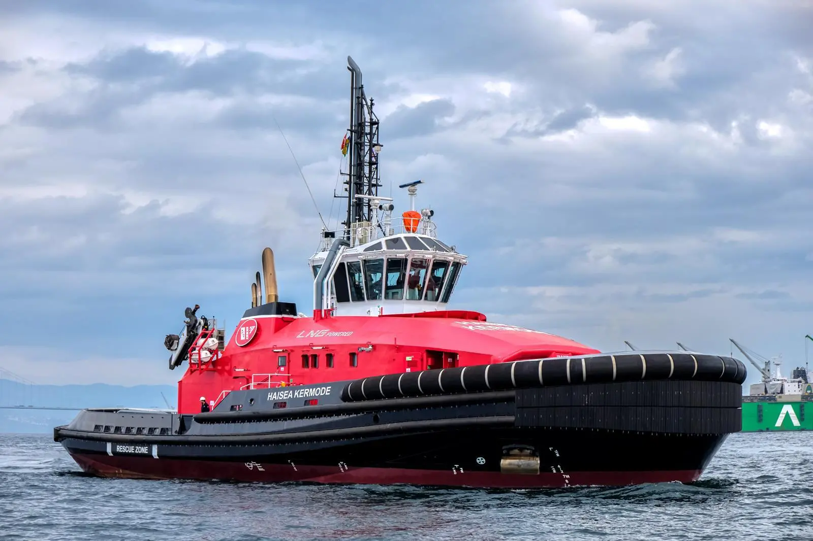 'Haisea Kermode' is the first of two LNG-powered tugs for HaiSea Marine (Sanmar)