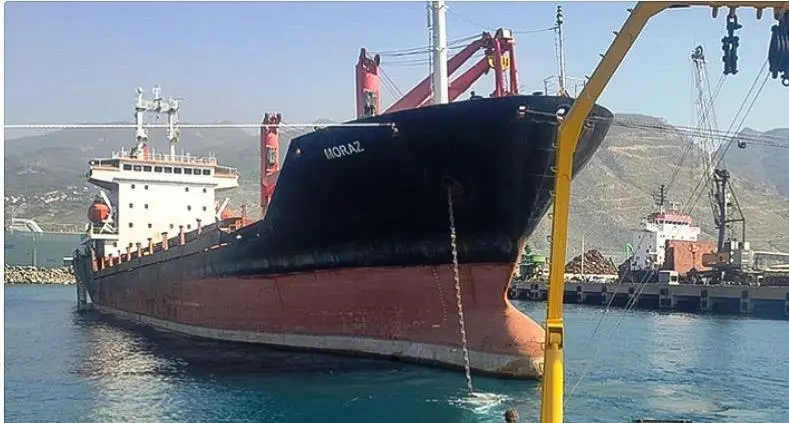 Extensive hull repiars were required by Detek before 'Moraz' could be refloated (Detek)