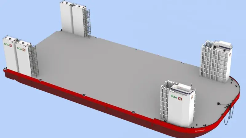 With deadweights of 75000t BOA's new barges will be the largest in its fleet (BOA) (002)