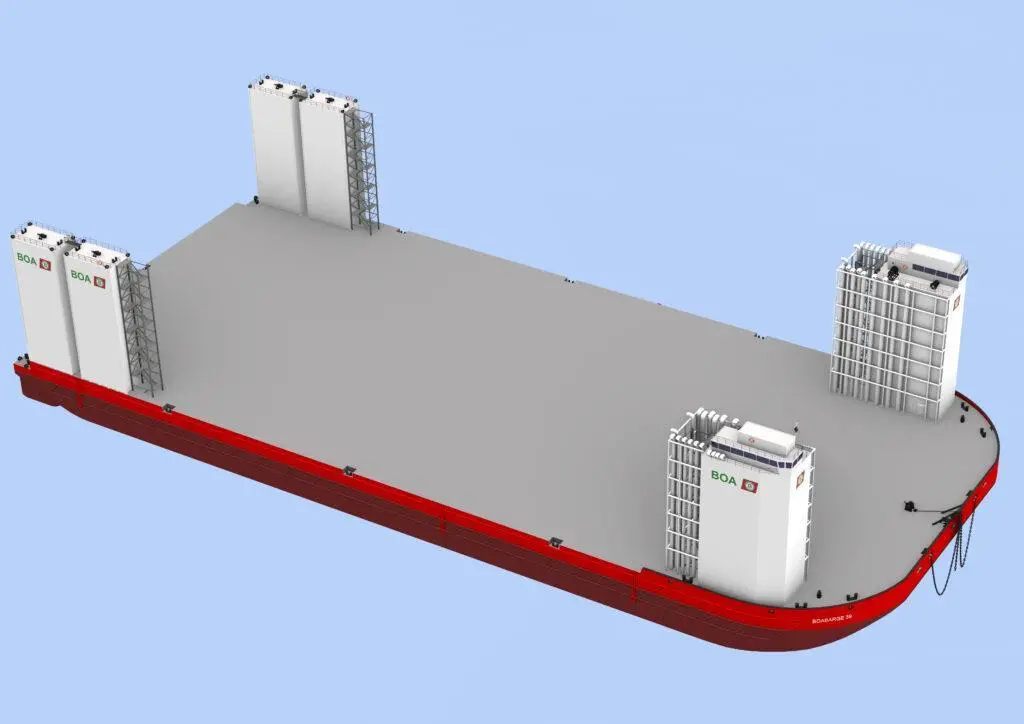 With deadweights of 75000t BOA's new barges will be the largest in its fleet (BOA) (002)