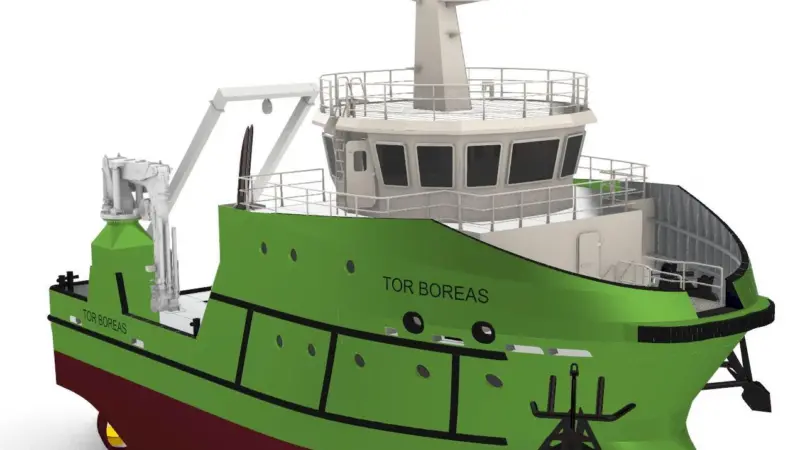 Tor Group's new utlity vessel is to a design from MacDuff Ship Design (Tor Group)