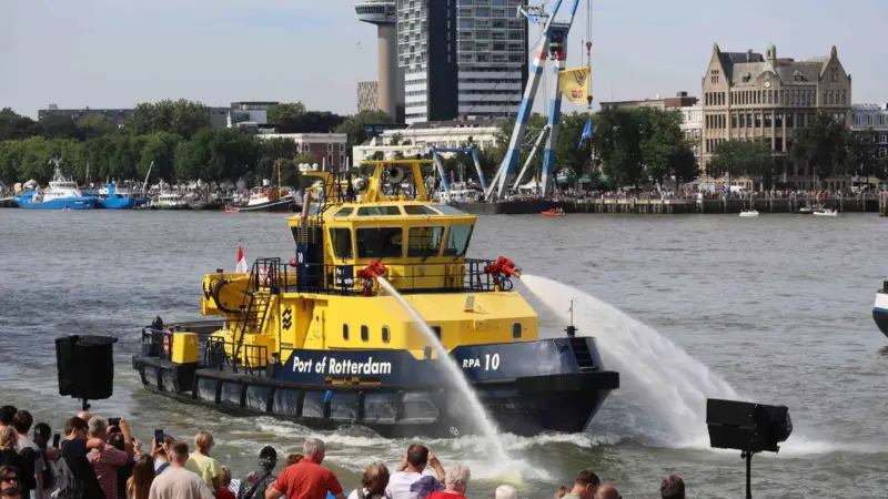 The work of the Port's own vessels is to be seen (Peter Barker)