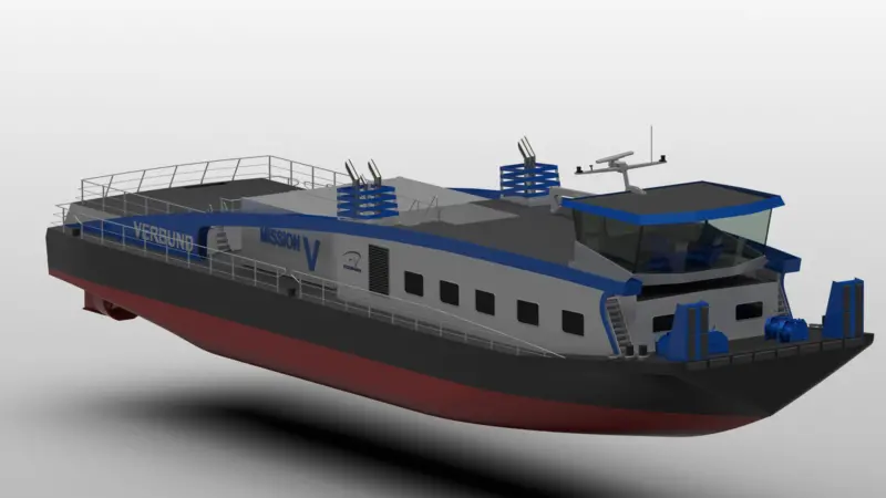 Impression of a Kooiman pusher tug