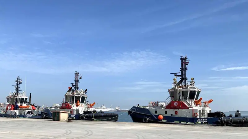 Boluda's trio will serve a container terminal in Egypt (Boluda)