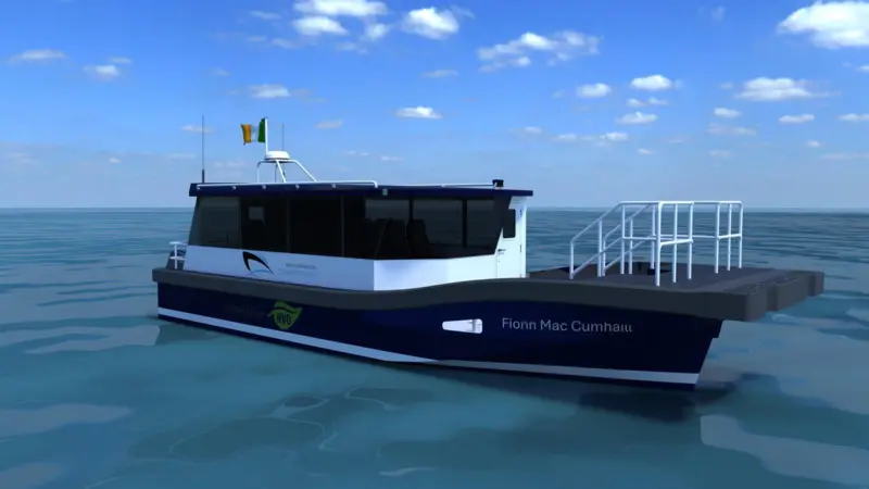 14 metre crew transfer vessel render