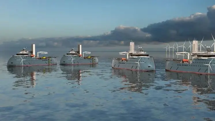 Render of Ulstein Verft CSOVs
