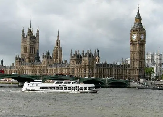 River Thames with Houses of Parliament